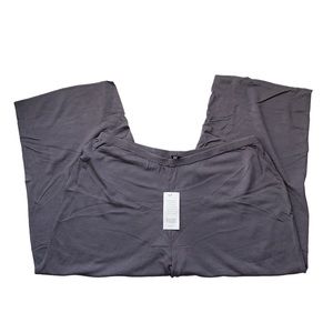 Eileen Fisher Woman 3X Gray Silk Ankle Pants